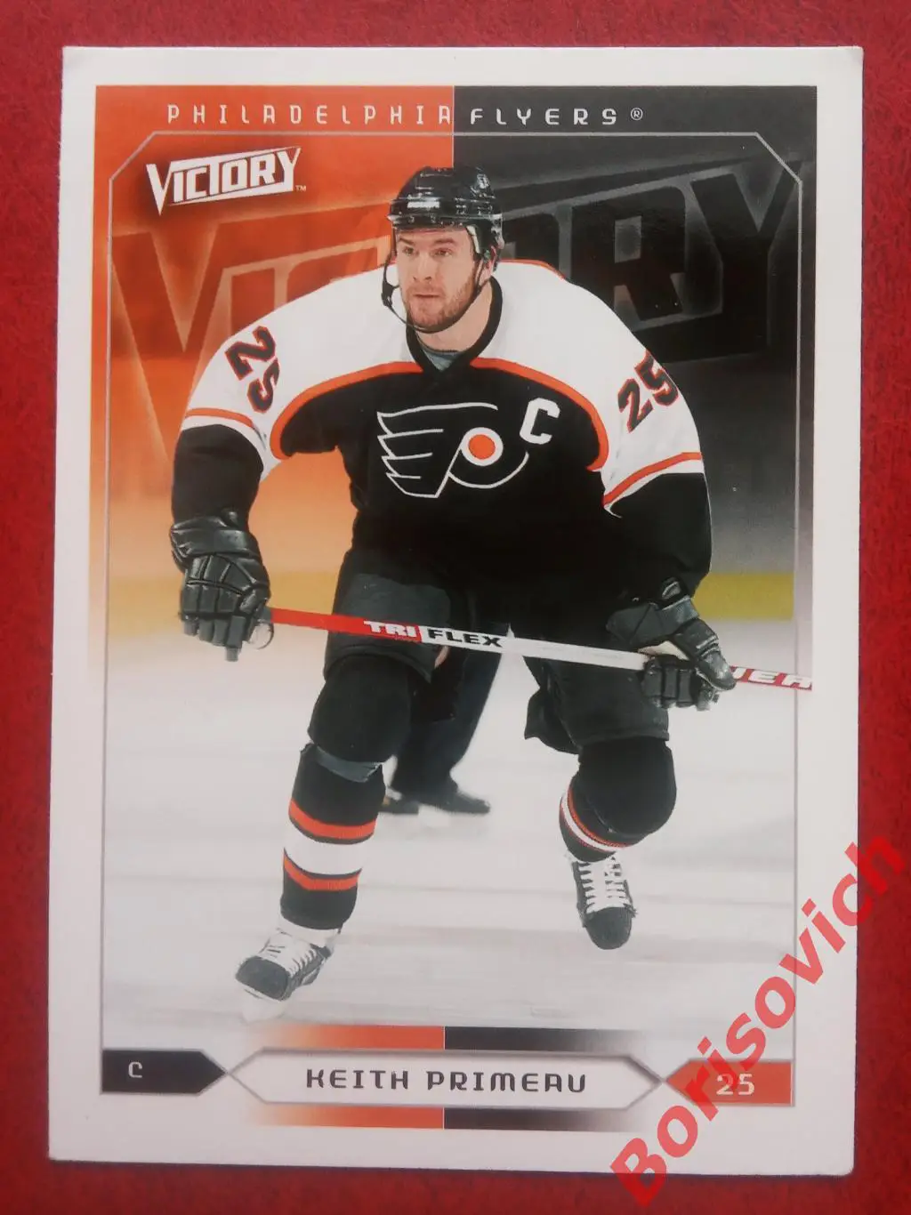 Карточка НХЛ / NHL Кейт Примо / Keith Primeau Филадельфия Флайерз N 142. 3