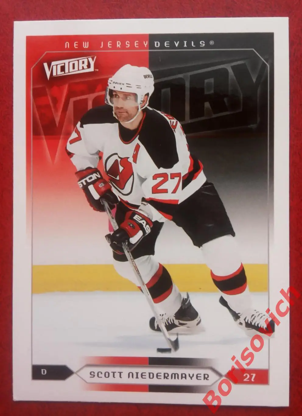 Карточка НХЛ / NHL Скотт Нидермайер / Scott Niedermayer Нью-Джерси Дэвилз N 119