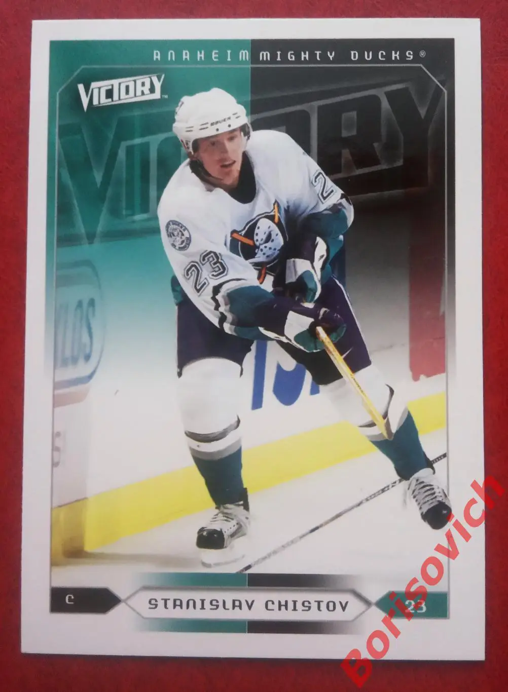 Карточка НХЛ / NHL Станислав Чистов / Stanislav Chistov Анахайм Майти Дакс N 4.