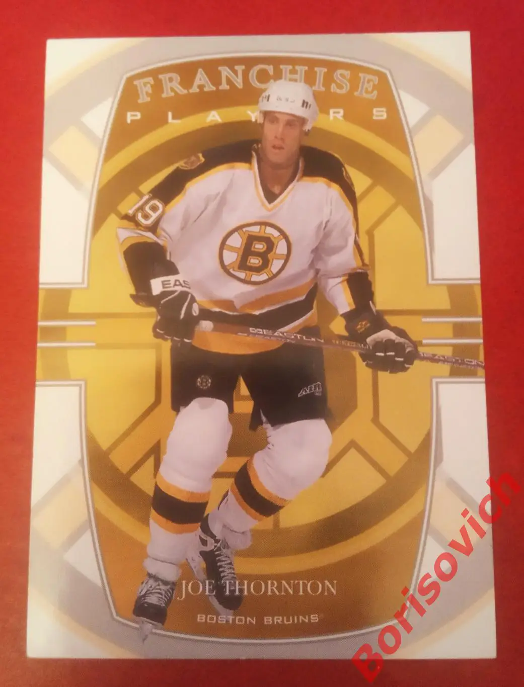 Карточка НХЛ / NHL Джо Торнтон / Joe Thornton Бостон Брюинз N 343