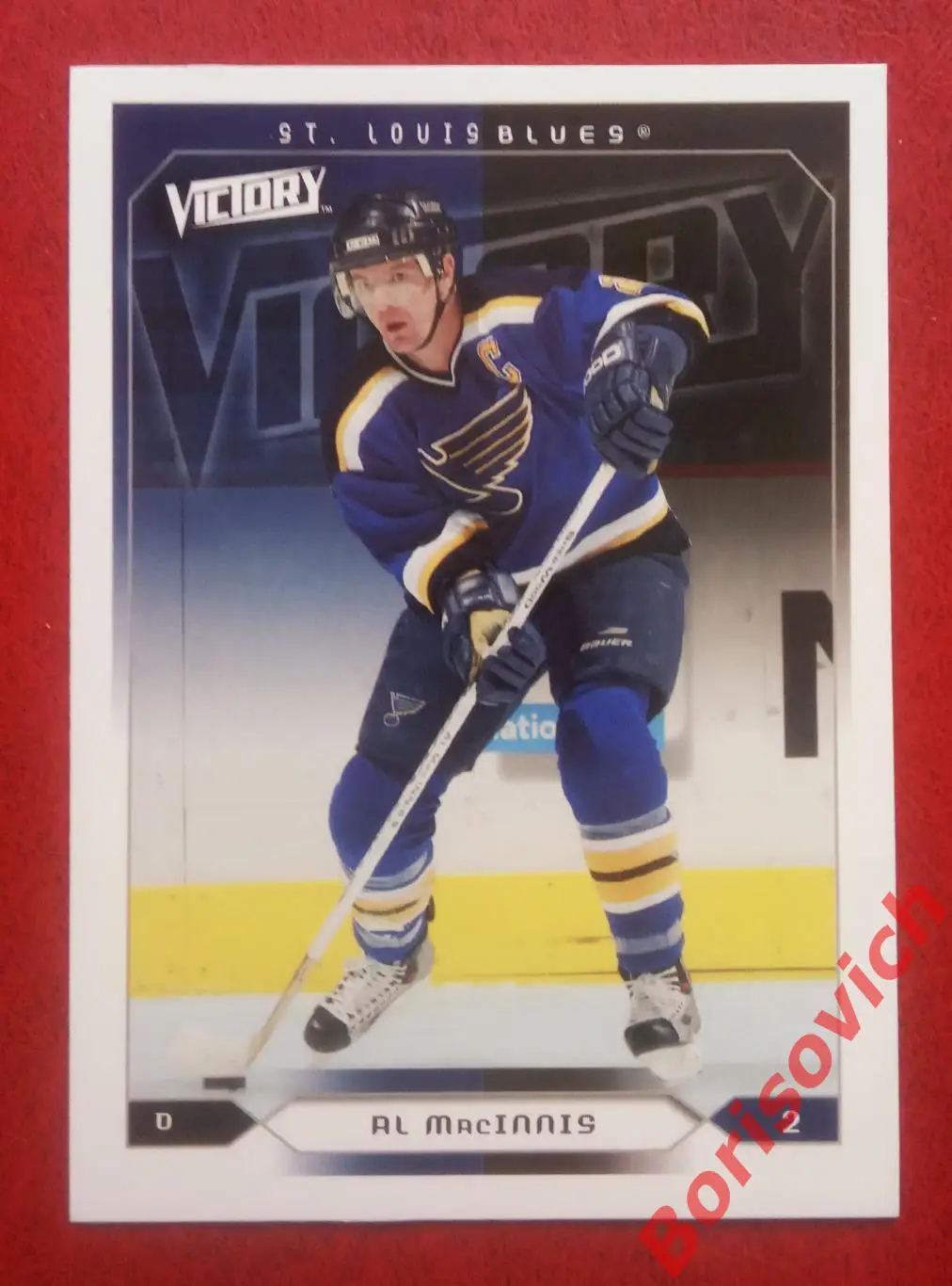 Карточка НХЛ / NHL Эл Макиннис / Al Macinnis Сент Луис Блюз N 169