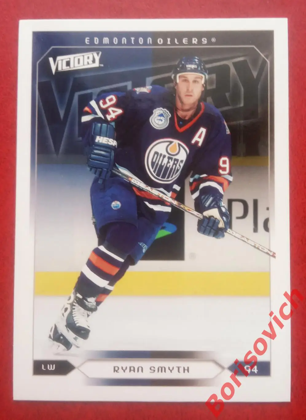 Карточка НХЛ / NHL Райан Смит / Ryan Smyth Эдмонтон Ойлерз N 80