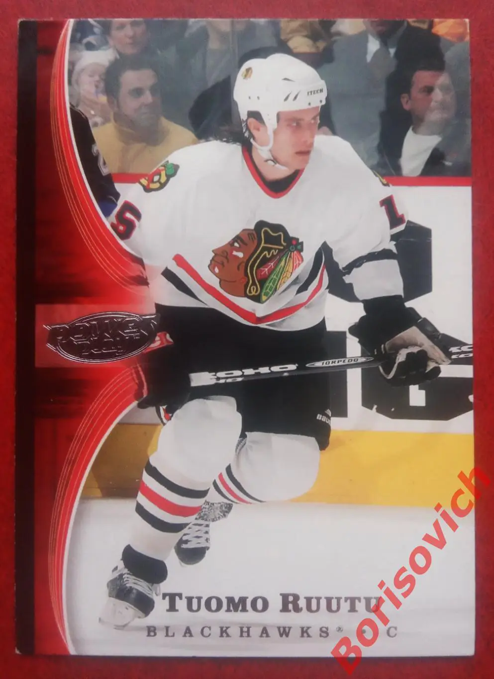 Карточка НХЛ / NHL Туомо Рууту / Tuomo Ruutu Чикаго Блэк Хоукс N 20