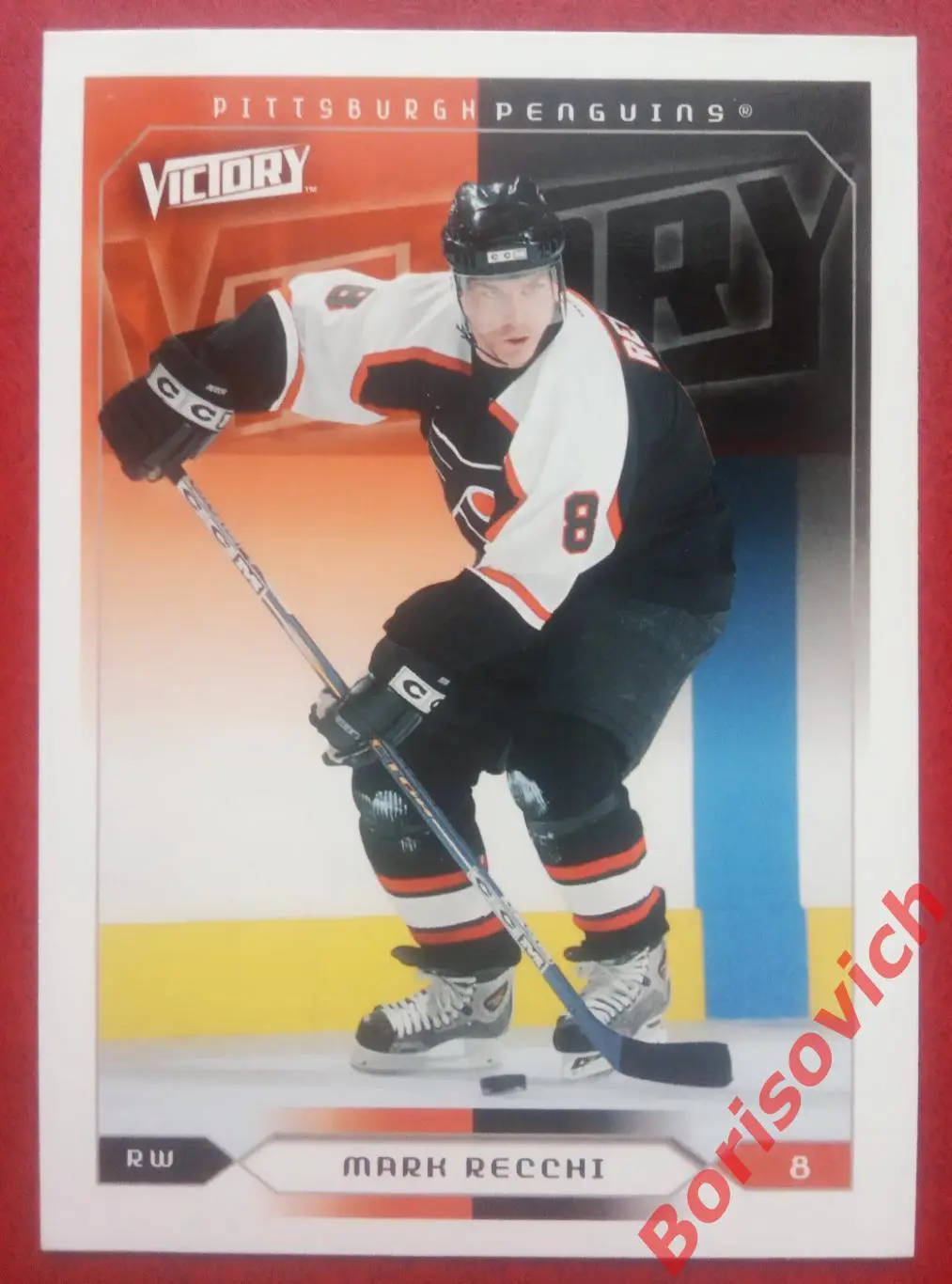 Карточка НХЛ / NHL Марк Риччи / Mark Recchi Питтсбург Пингвинс N 157