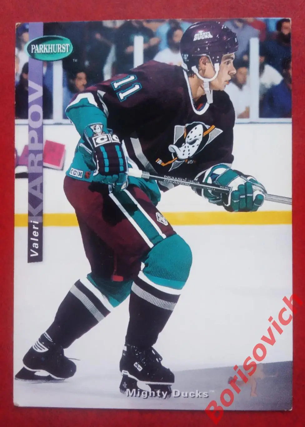 НХЛ / NHL Валерий Карпов / Valeri Karpov Анахайм Майти Дакс N SE 6