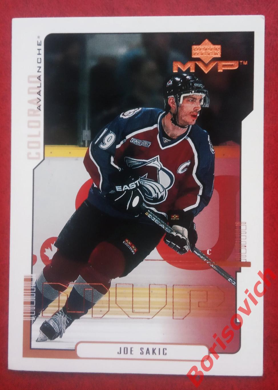 Карточка НХЛ / NHL Джо Сакик / Joe Sakic Колорадо Эвеланш N 48