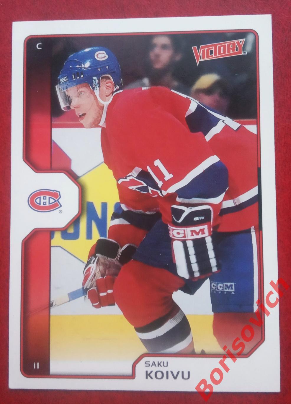 Карточка НХЛ / NHL Саку Койву /Saku Koivu Монреаль Канадиенс N 110