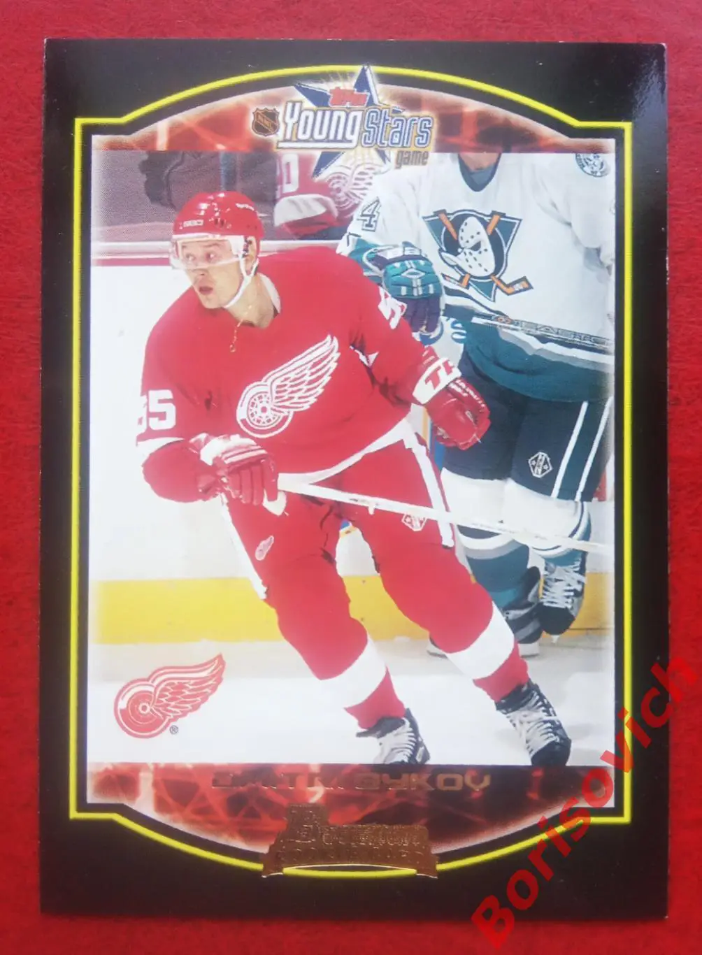 НХЛ / NHL Дмитрий Быков / Dmitri Bykov Детройт Ред Уингз N 158 АК Барс Динамо