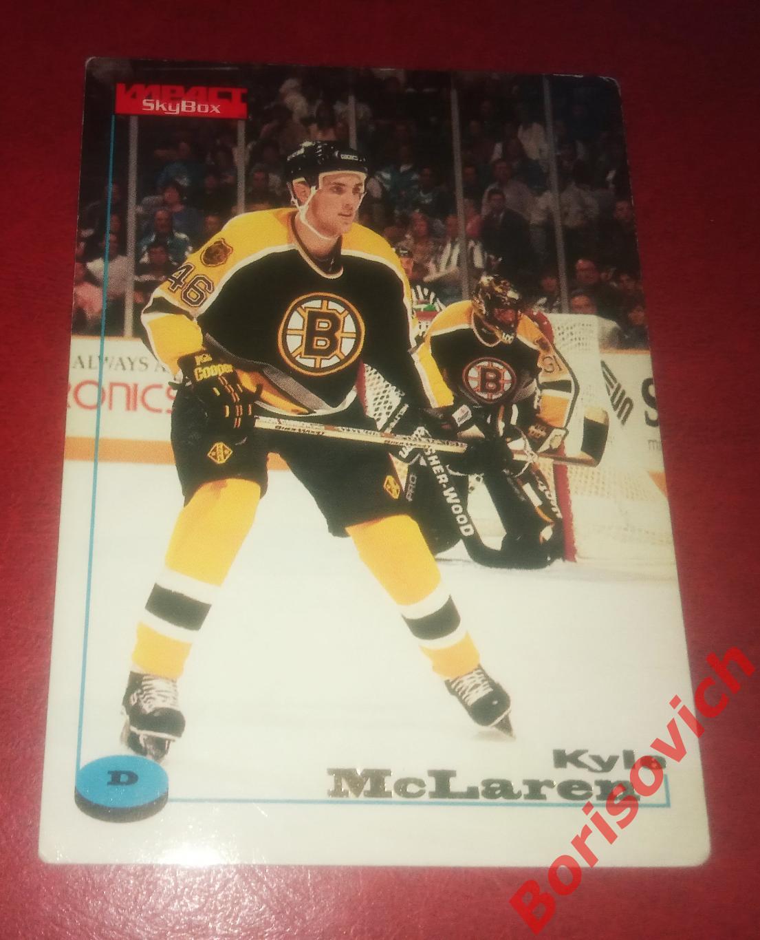 Карточка НХЛ / NHL Кайле Макларен / Kyle Mclaren Бостон Брюинз N 6