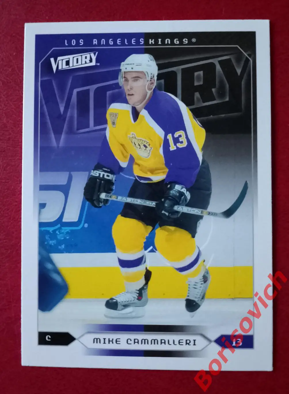 Карточка НХЛ / NHL Майкл Каммаллери / Лос Анжелес Кингс N 95