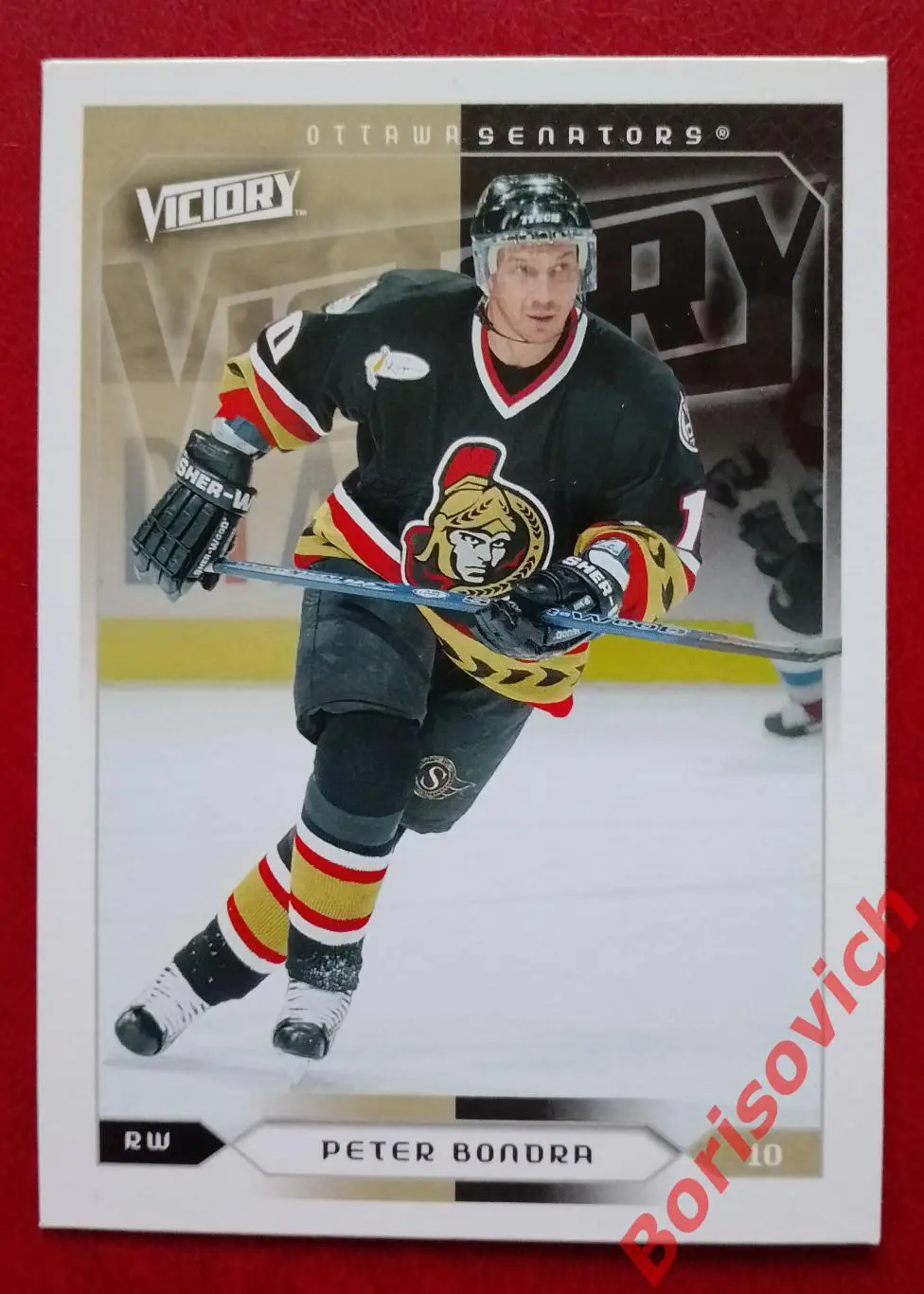 Карточка НХЛ / NHL Петер Бондра / Оттава Сенаторс N 138