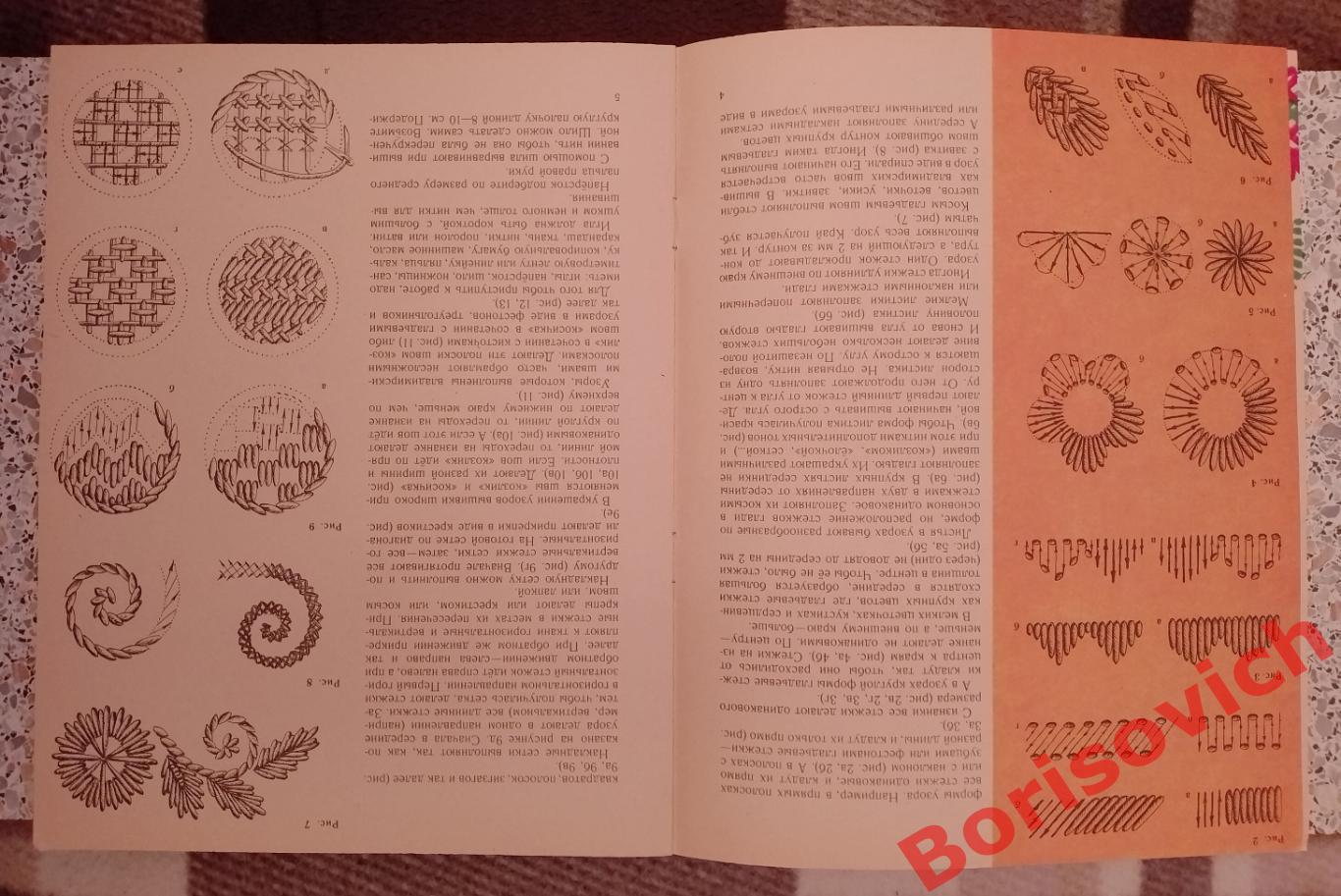 Альбом по вышиванию КРАСНОЕ - ПРЕКРАСНОЕ Издательство Малыш 1990 г 2