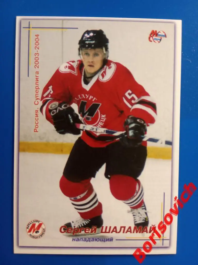 Сергей Шаламай Металлург Новокузнецк Спартак Россия Суперлига 2003-2004 N 4