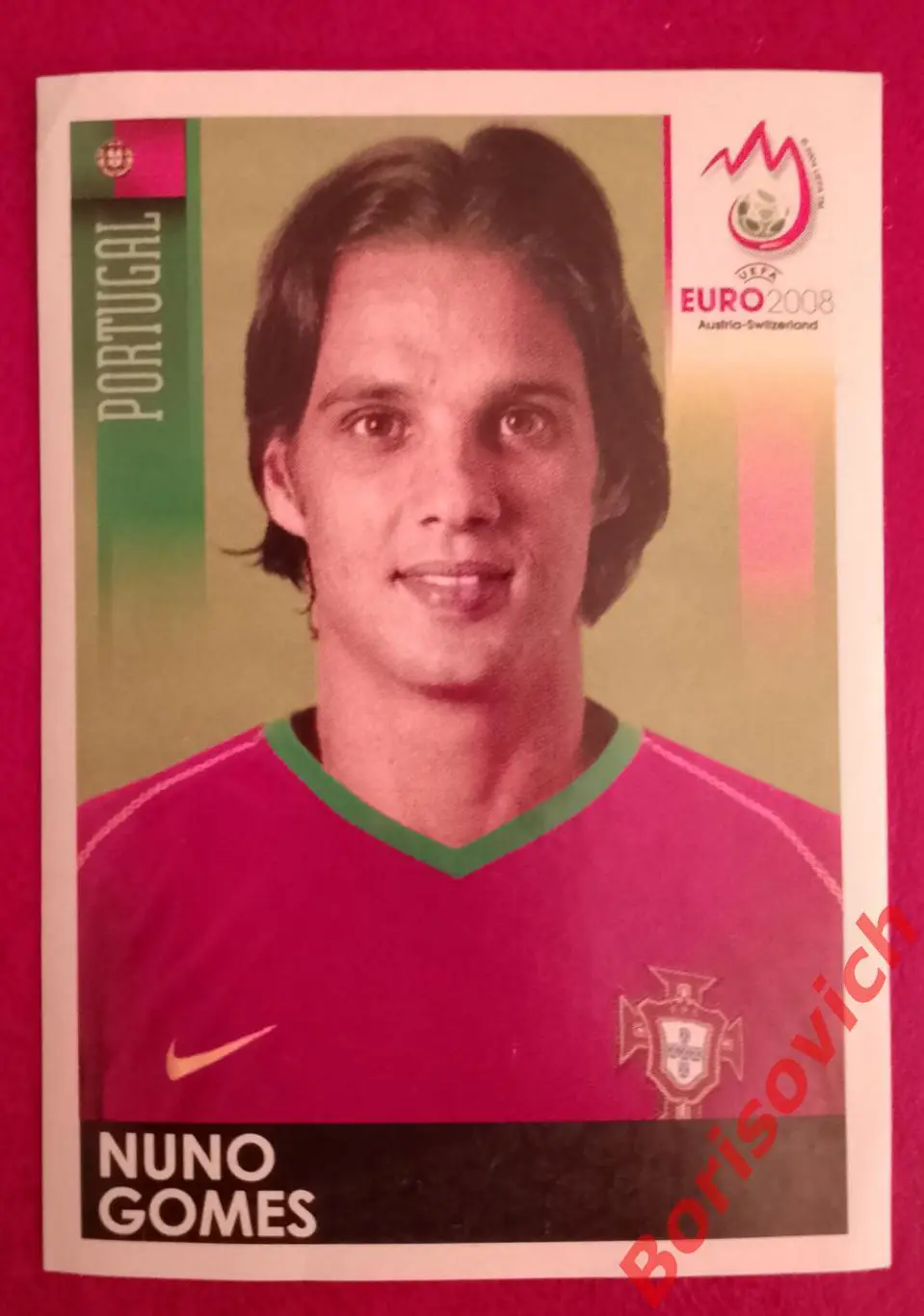 Panini EURO 2008 NUNO GOMES Portugal 122