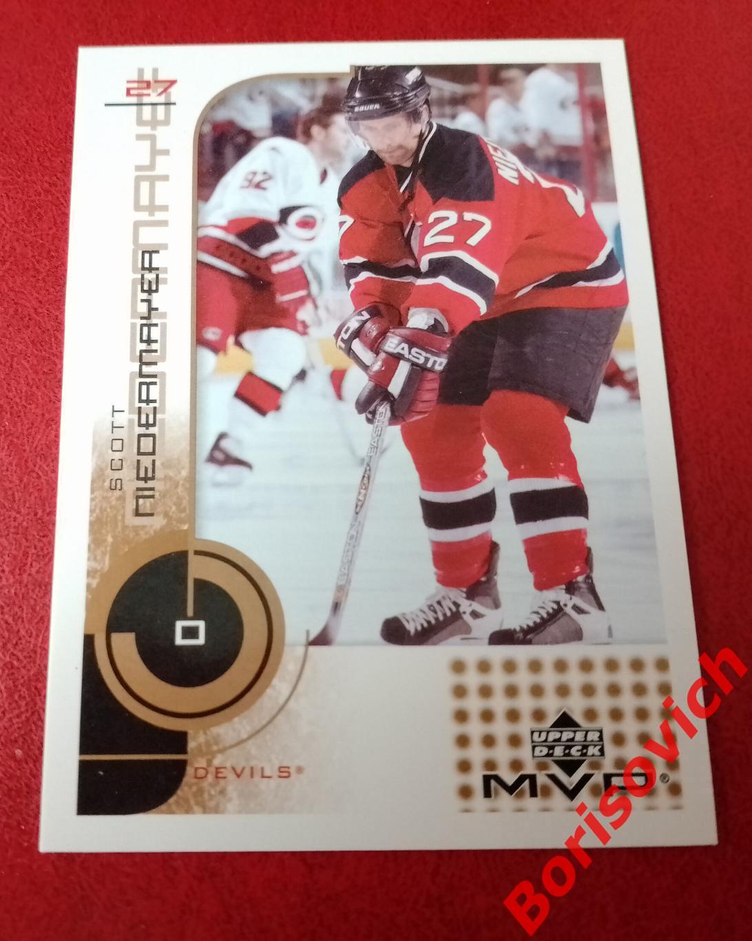 Карточка НХЛ / NHL Скотт Нидермайер / Нью Джерси Дэвилз N 111