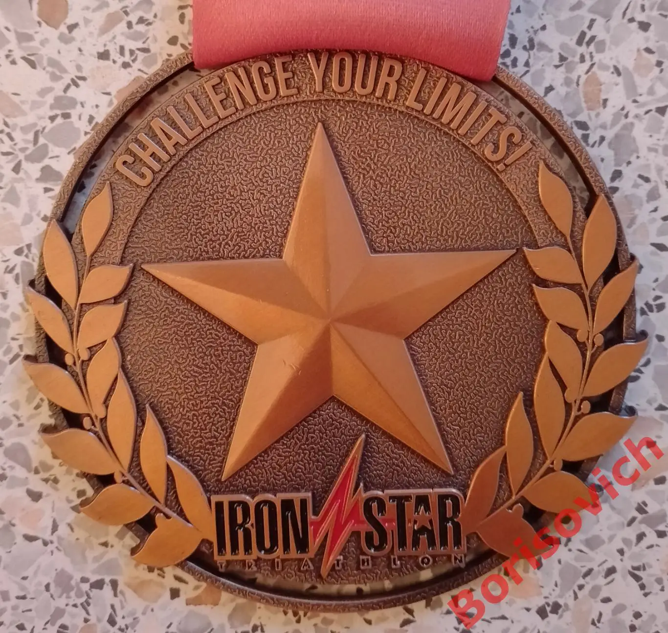 Медаль Триатлон 3 место Бронза IRON STAR 113 KALININGRAD 2019. 3 Rd PLACE