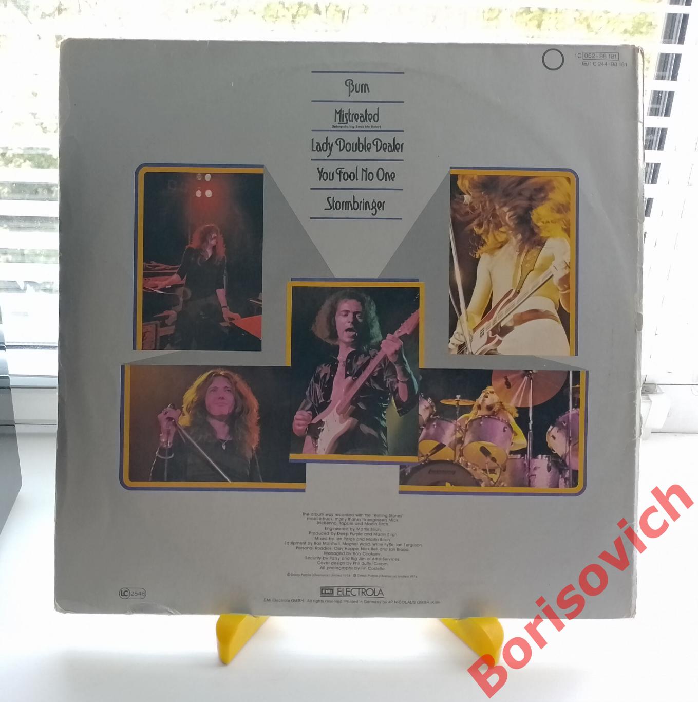 Винил DEEP PURPLE Made in Europe 1976 EMI ELECTROLA Made in Germany 1