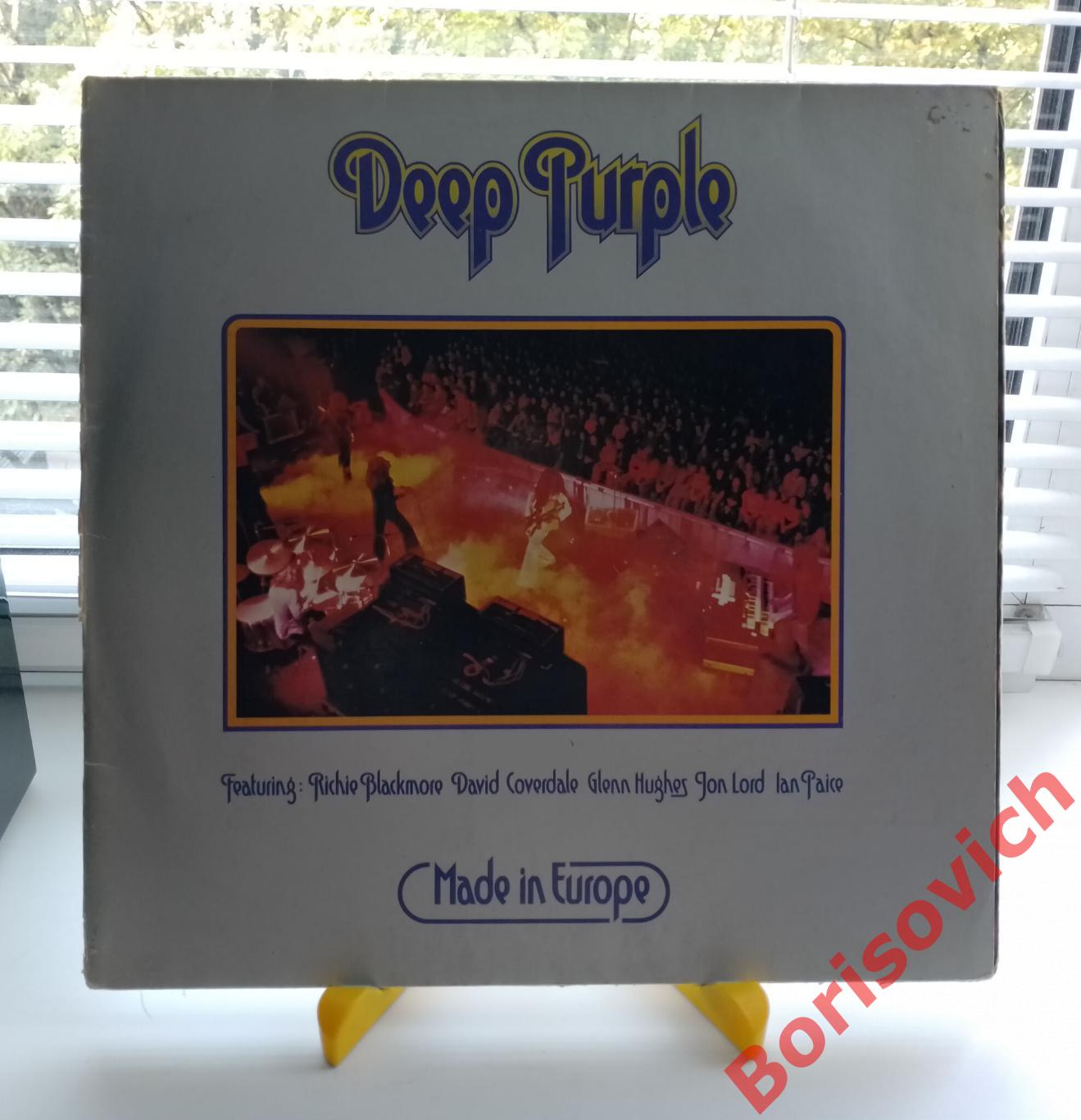 Винил DEEP PURPLE Made in Europe 1976 EMI ELECTROLA Made in Germany