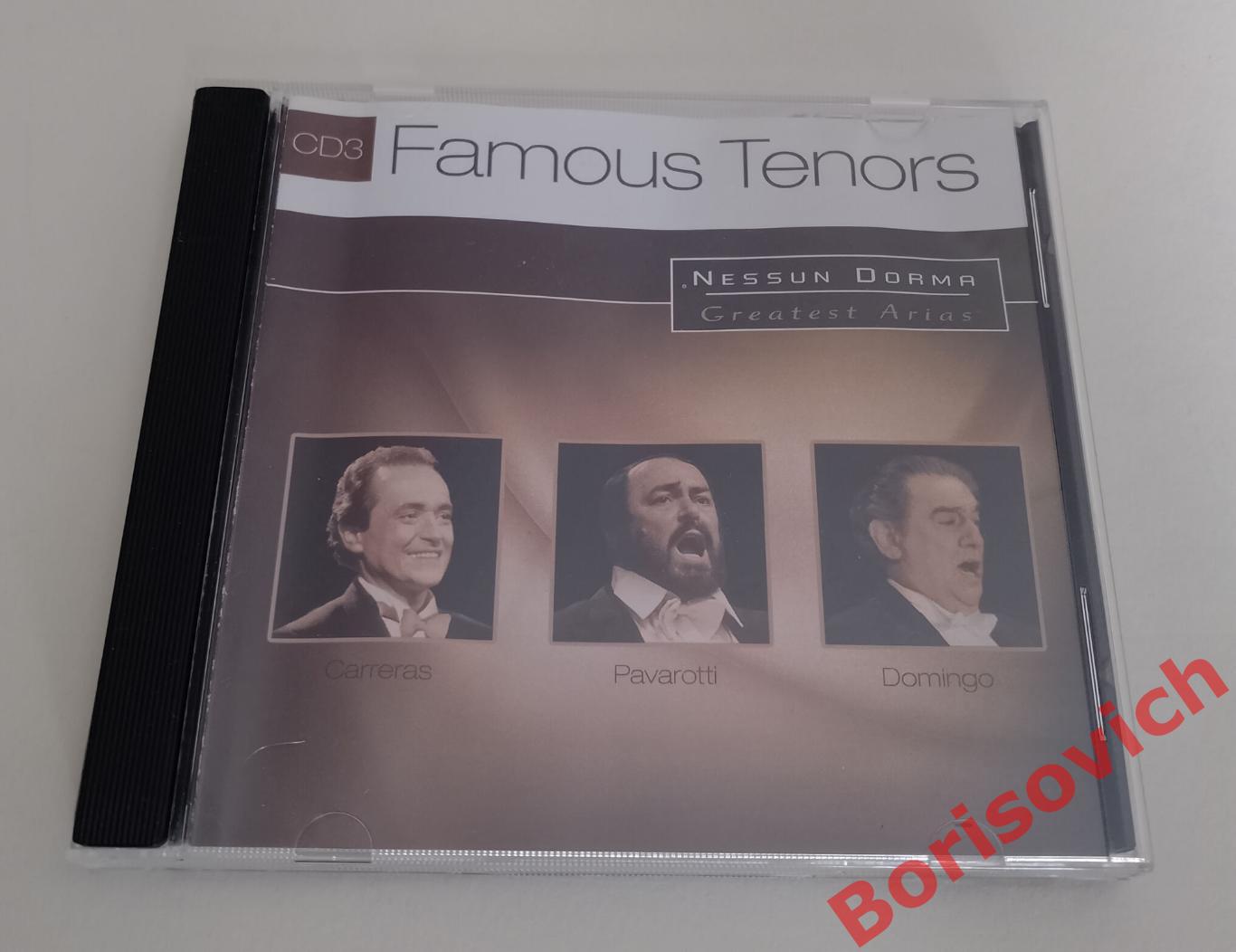 3 CD BOX Famous Tenors Три тенора КАРРЕРАС ПАВАРОТТИ ДОМИНГО 2008 Нидерланды 6