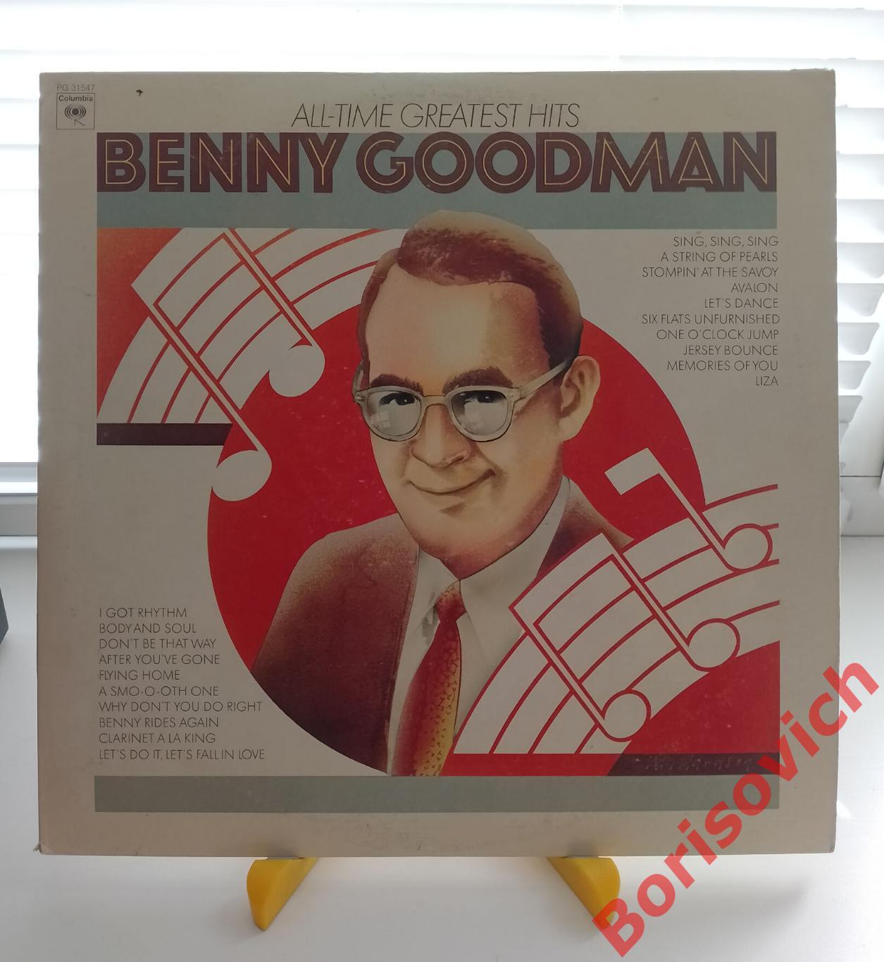 Винил Benny Goodman All time greatest hits 2 LP 1972 Columbia Made in USA