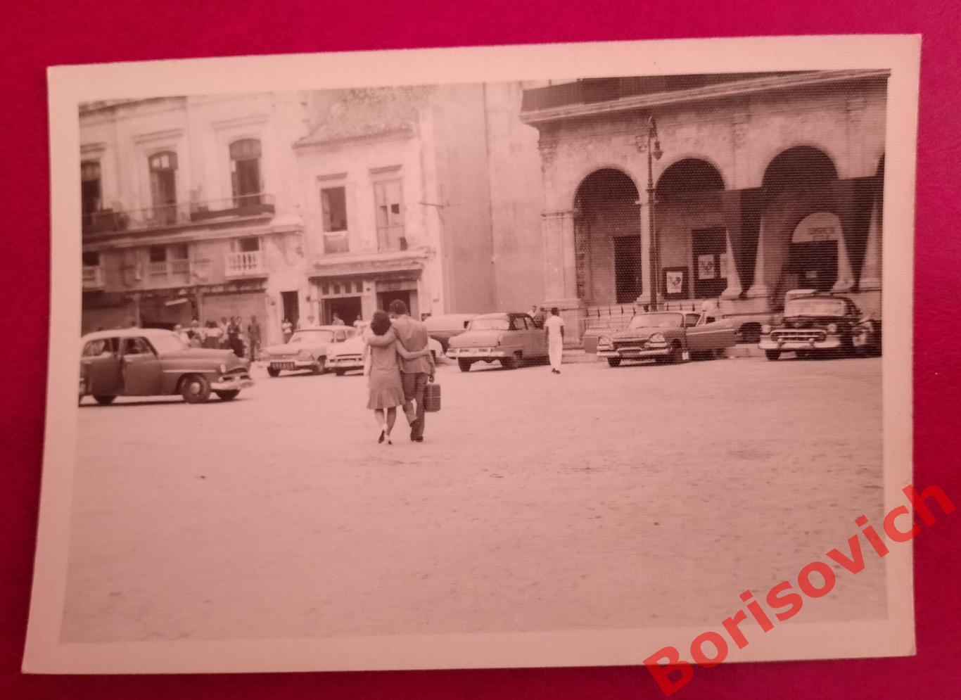 Оригинальное фото Куба Гавана КУБИНСКАЯ ПАРОЧКА 1960-е