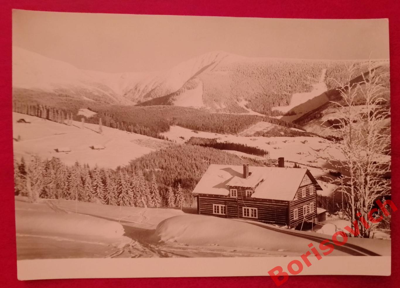 Чехия Город Пец-под-Снежкой в Корконошах у подножия горы Снежка 1950 - е