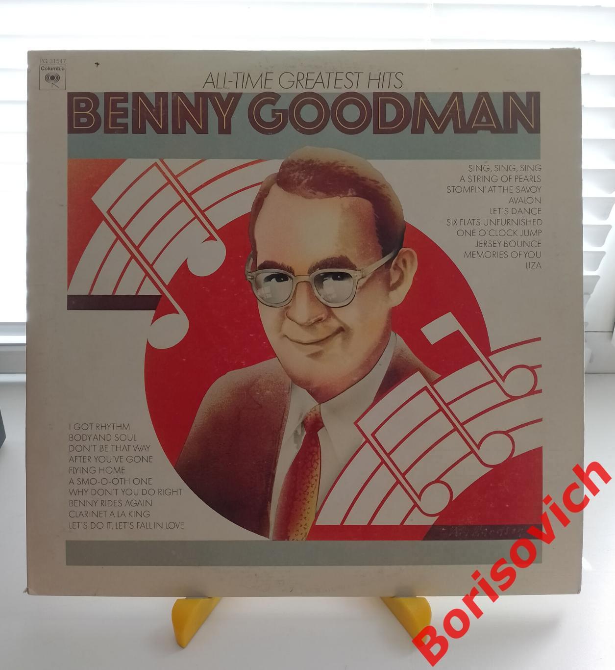 Винил Benny Goodman All time greatest hits 2 LP 1972 Columbia Made in USA