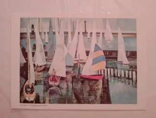 Репродукция Rudolf Austen Пристань Варнемюнде