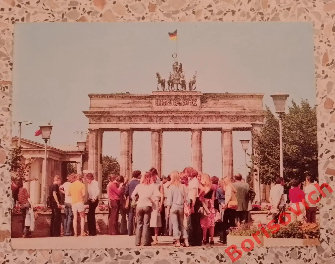 Бранденбургские ворота Берлин ГДР