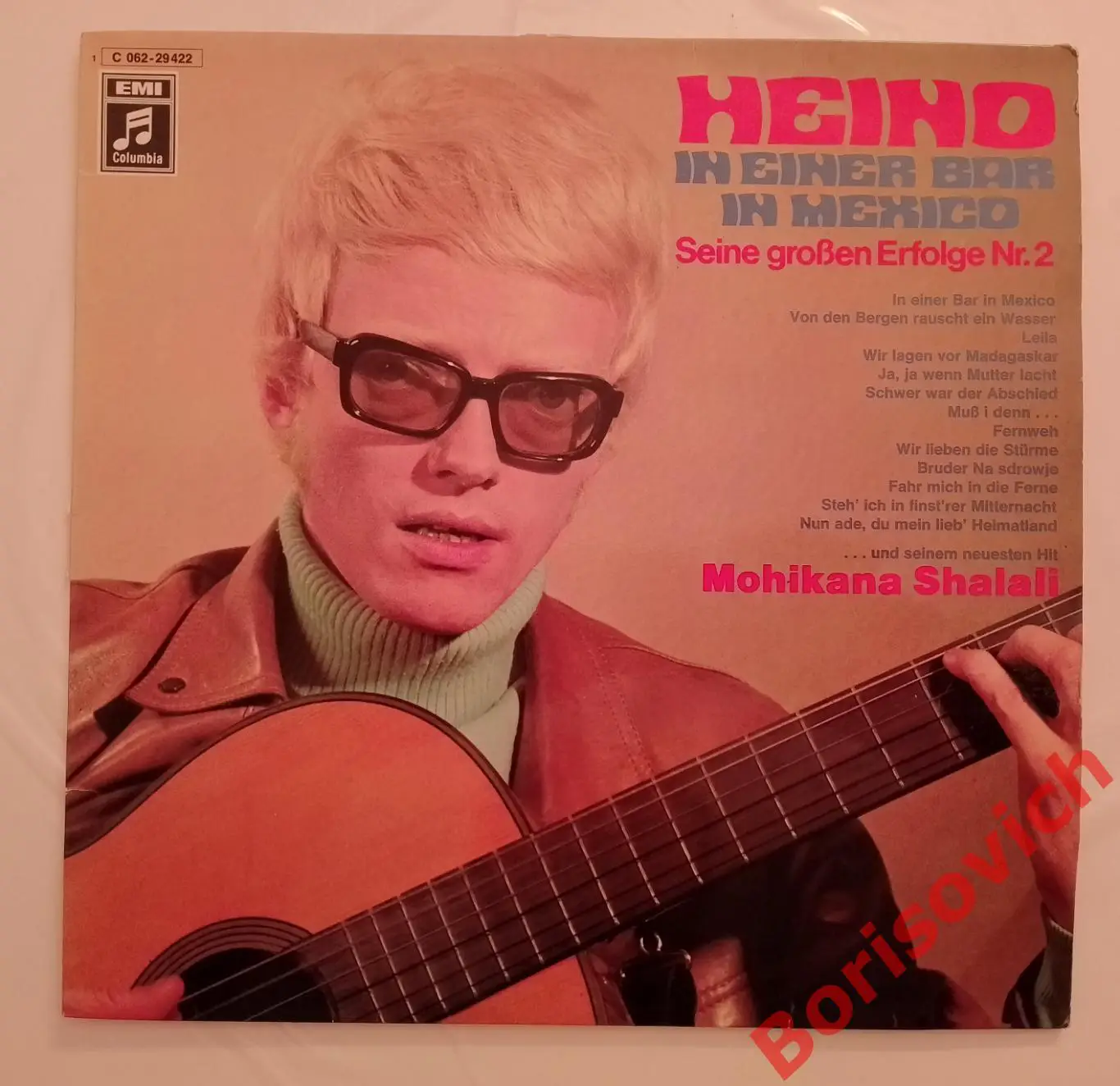 Винил HEINO In einer bar in Mexico LP 1971 EMI COLUMBIA Germany
