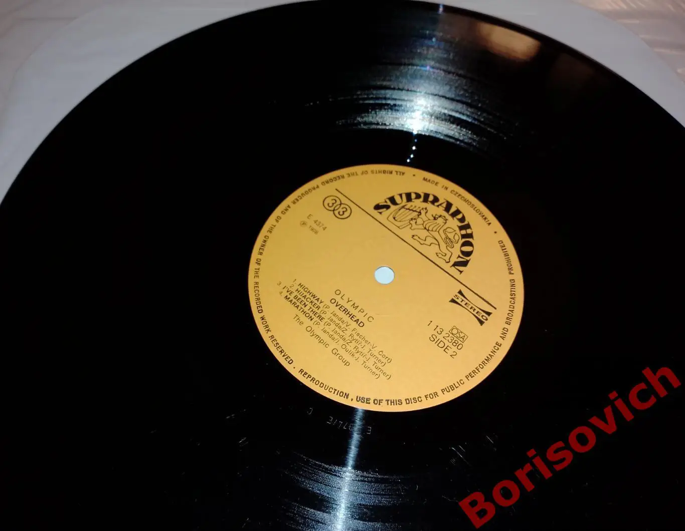 Винил OVERHEAD Olympic LP 1978 3