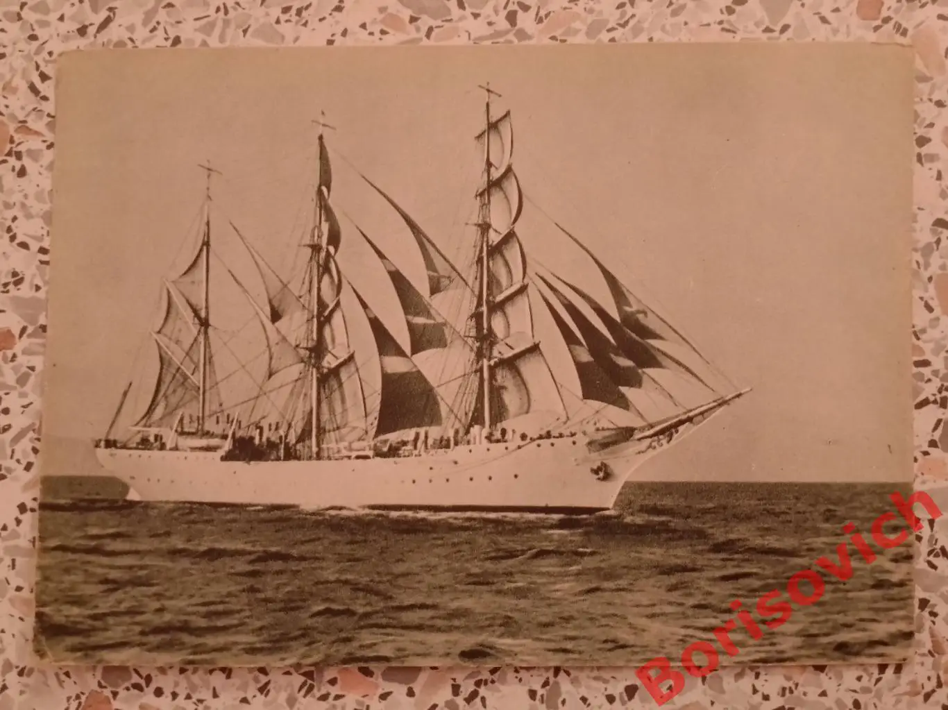 Учебное судно Товарищ в Чёрном море 1955