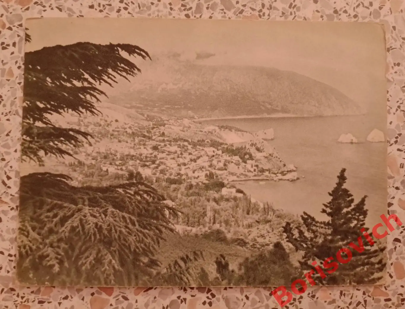 Крым Вид на Гурзуф 1955