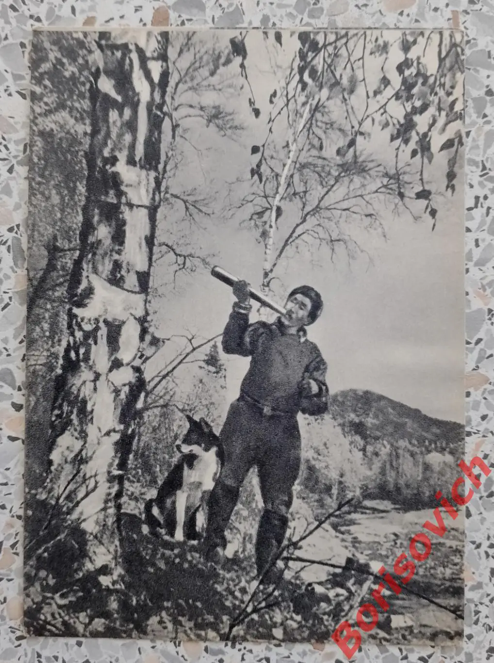 Охотник на побережье Байкала 1956