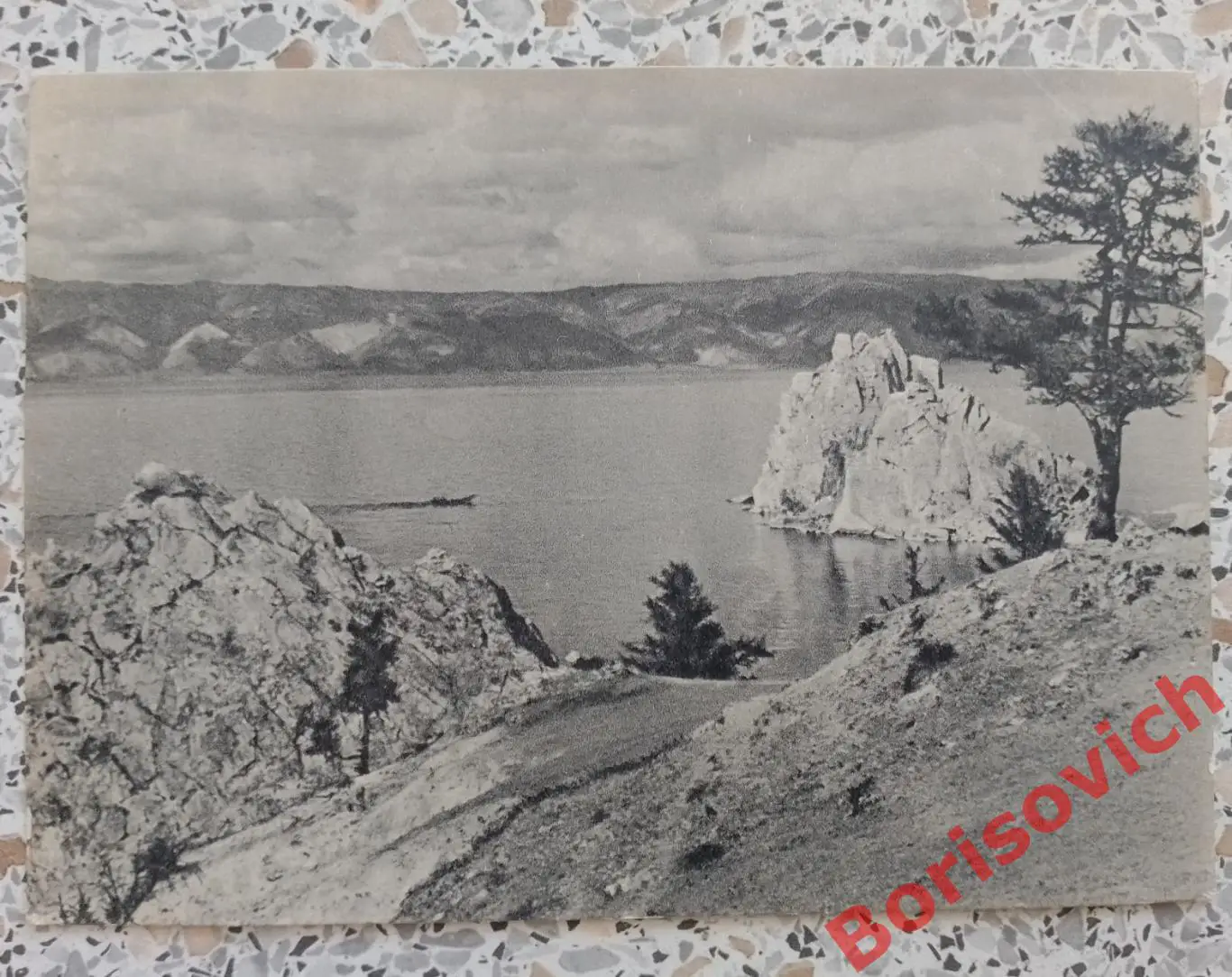 Вид на Малое море с острова Ольхон 1956