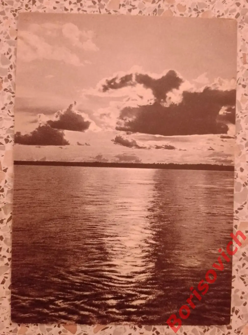 Закат на Енисее 1956