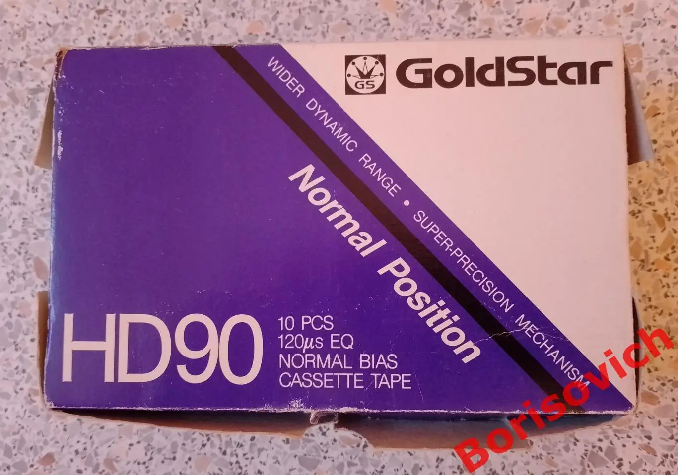 АУДИОКАССЕТЫ БЛОК ЧИСТЫЕ ЗАПЕЧАТАННЫЕ GOLD STAR HD90 Normal 10 штук 7
