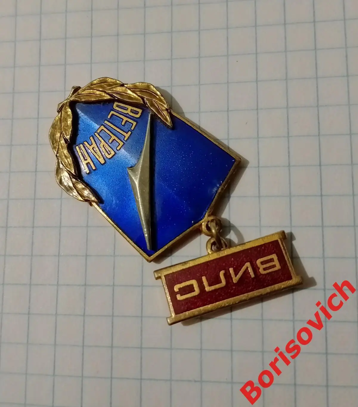 Знак ВИЛС ВЕТЕРАН 2