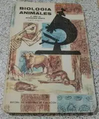 Учебник БИОЛОГИЯ ЖИВОТНЫХ 2 год базовой средней школы Куба Гавана 1963 г