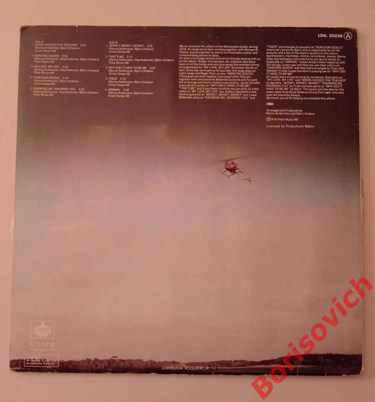 ABBA / ARRIVAL 1976 Polar Made in France 2