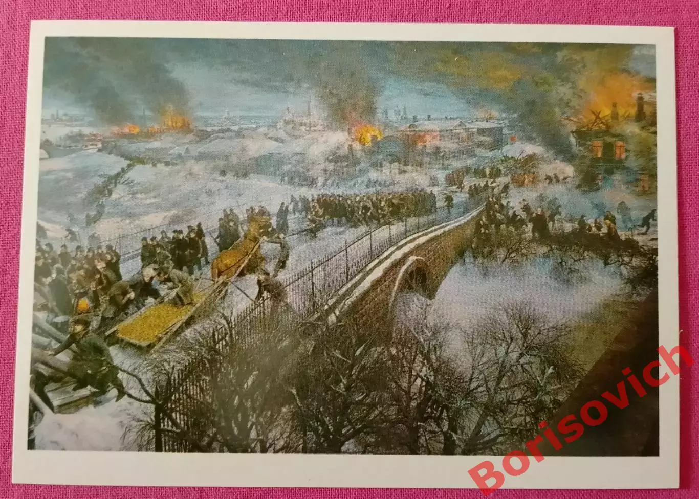 Пресня 1905 Правая часть диорамы Восставшая Пресня