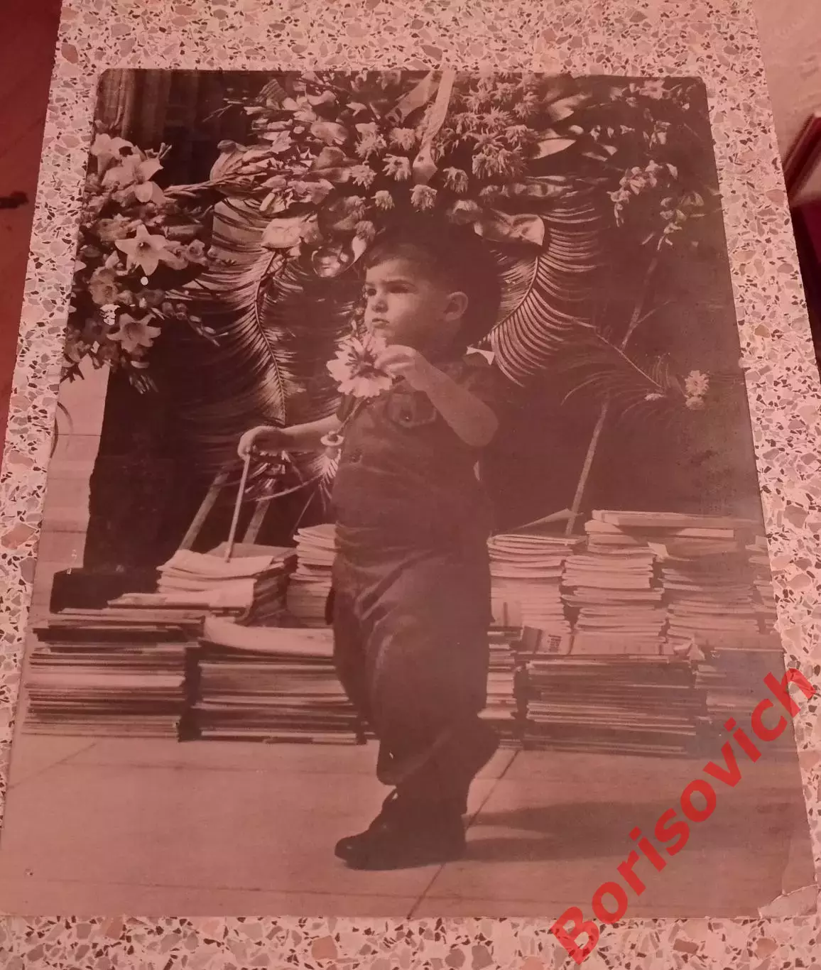 ФОТО ОРИГИНАЛ!!! ЭТОТ МАЛЬЧИК С НАДЕЖДОЙ СМОТРИТ В СВЕТЛОЕ БУДУЩЕЕ СВОЕЙ РОДИНЫ