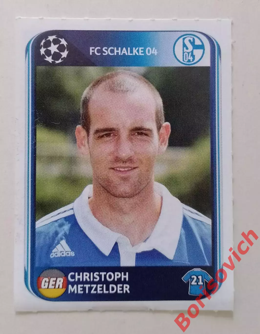 Лига Чемпионов 2010 / 2011 Christoph Metzelder FC Schalke 04 N 111. 31