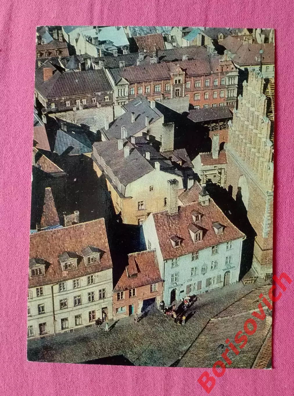 Латвийская ССР Вид старой Риги 1977