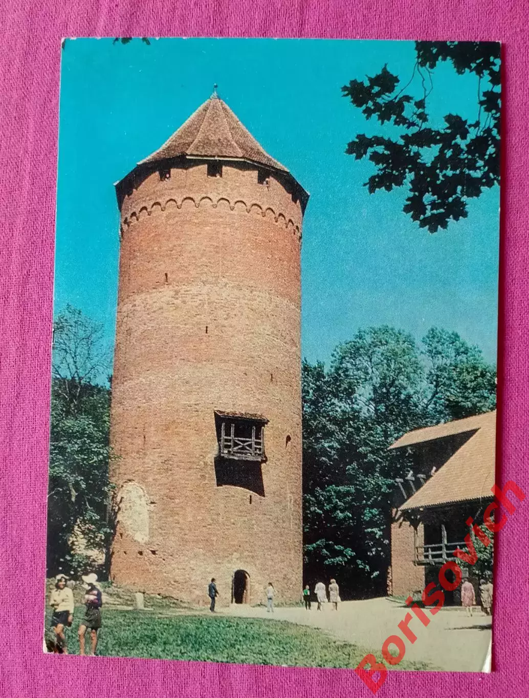 Латвийская ССР Башня Турайдского замка в Сигулде 1977