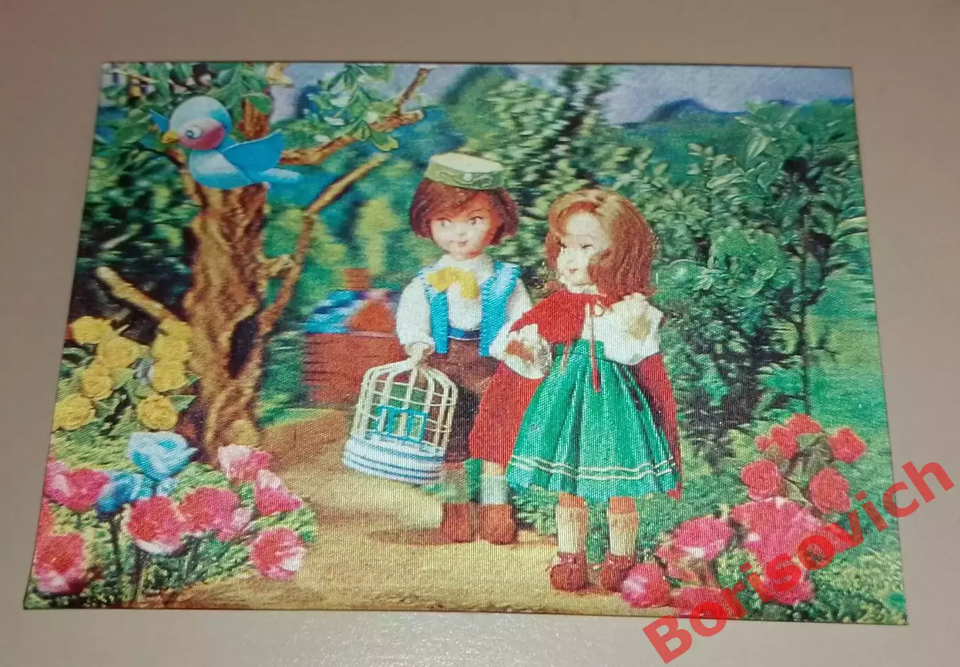 Объёмный календарик 1973 1974 Япония. 3
