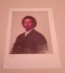 Репродукция И. Е. Репин Живописец, портретист Автопортрет