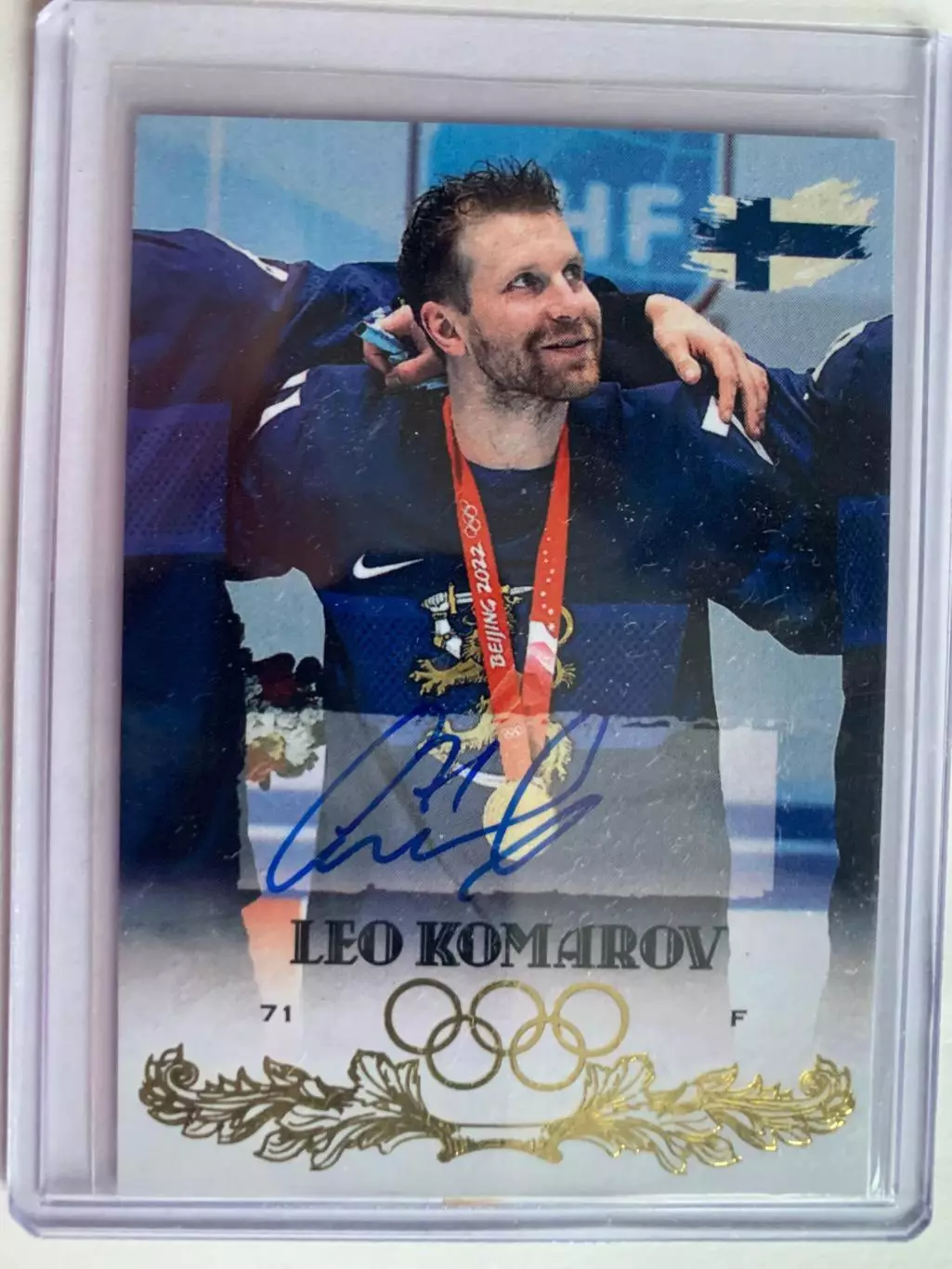 Автограф. Лео Комаров.