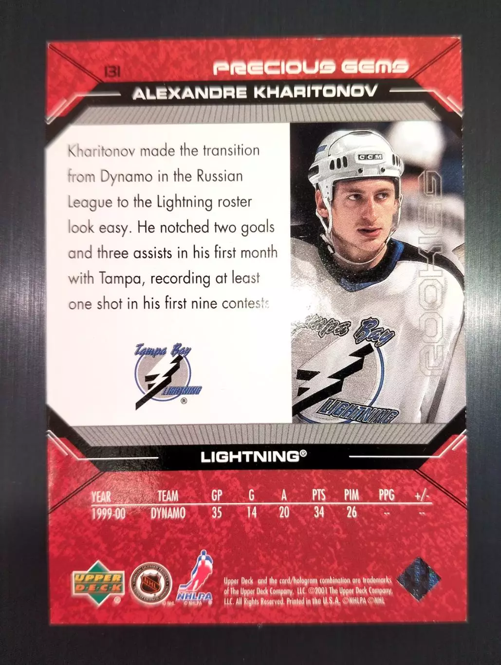 Александр Харитонов. Динамо/Тампа Бэй. 1