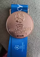 Футбол медаль победителя Лиги чемпионов 2018